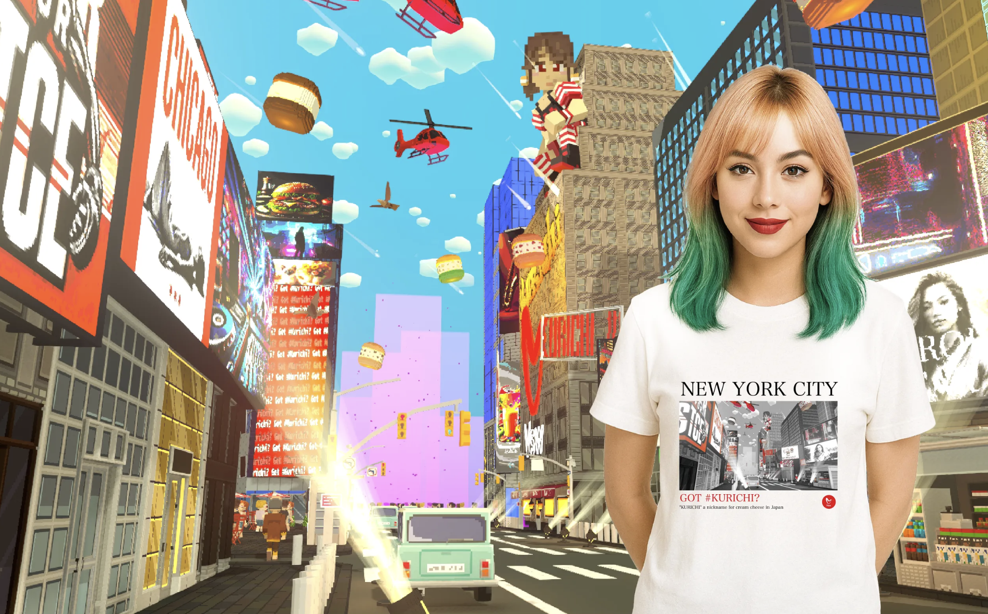 GOT #KURICHI? NYC Tシャツ デザイン3