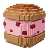 #クリチ いちご - 定番クリームチーズバーガー