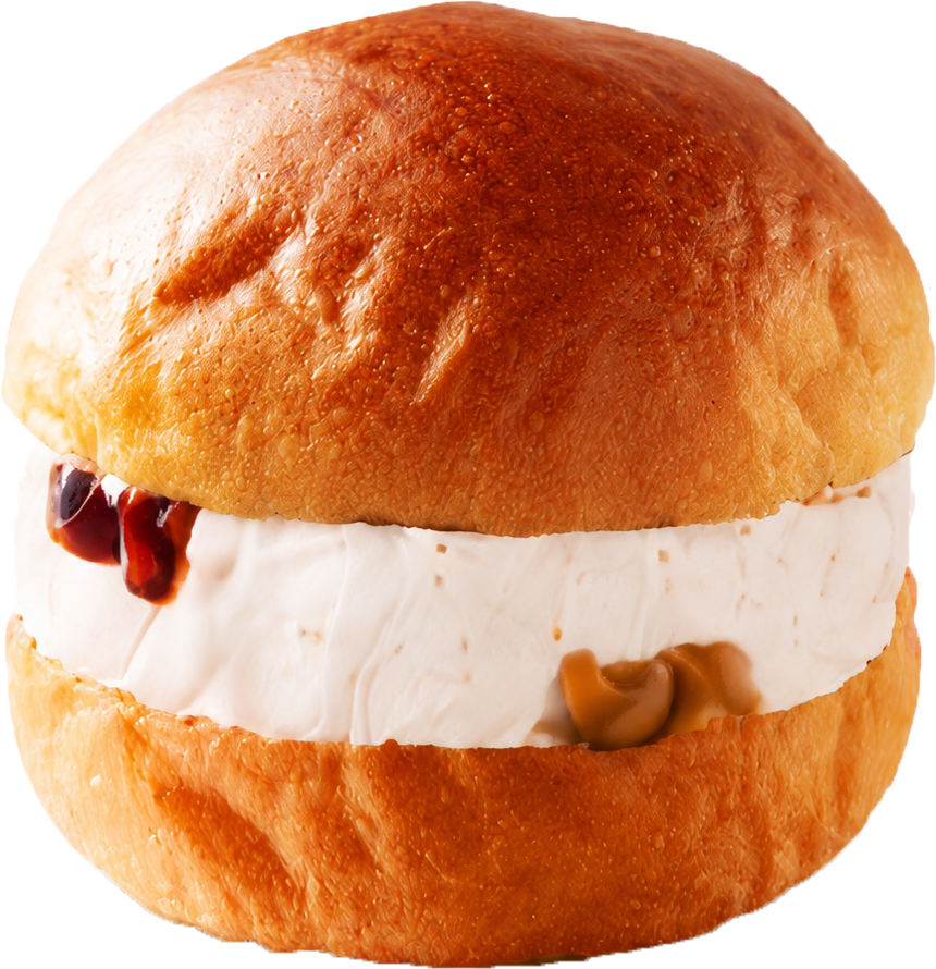 #クリチ クランベリーナッツ - 定番クリームチーズバーガー