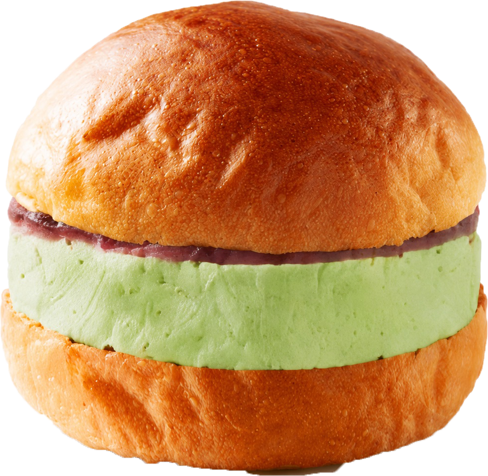#クリチ 抹茶あんこ - 定番クリームチーズバーガー