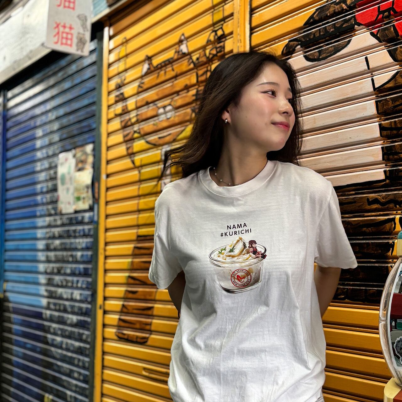 KURICHI T-shirt white（NAMA）